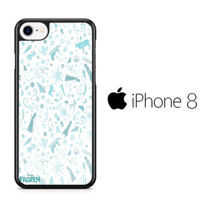 Frozen White Wallpaper iPhone 8 Case