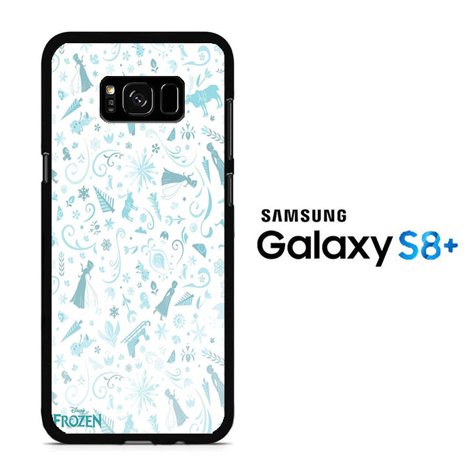 Frozen White Wallpaper Samsung Galaxy S8 Plus Case