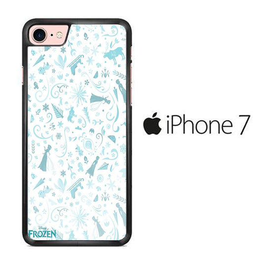 Frozen White Wallpaper iPhone 7 Case