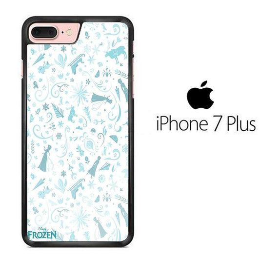 Frozen White Wallpaper iPhone 7 Plus Case - ezzyst