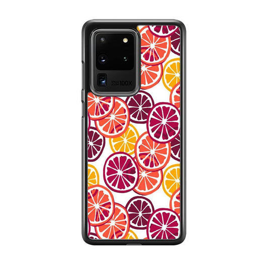 Fruit Fresh Orange Samsung Galaxy S20 Ultra Case - ezzyst