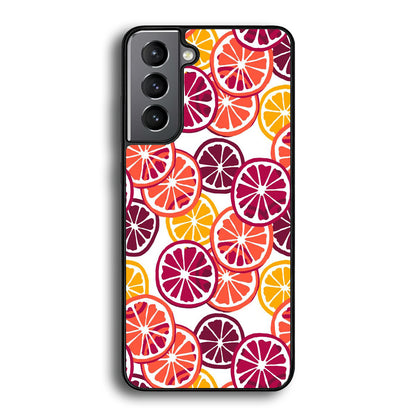 Fruit Fresh Orange Samsung Galaxy S21 Case