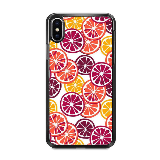 Fruit Fresh Orange iPhone X Case - ezzyst