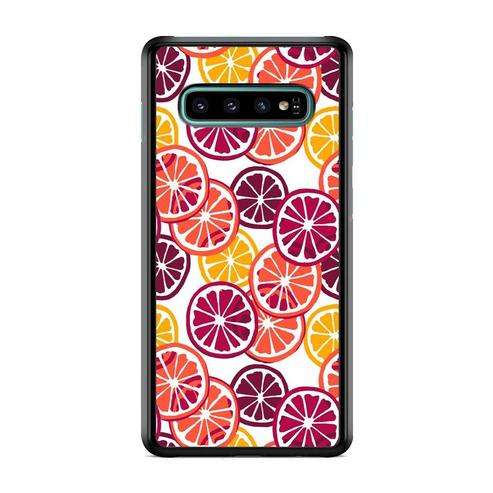 Fruit Fresh Orange Samsung Galaxy S10 Case - ezzyst