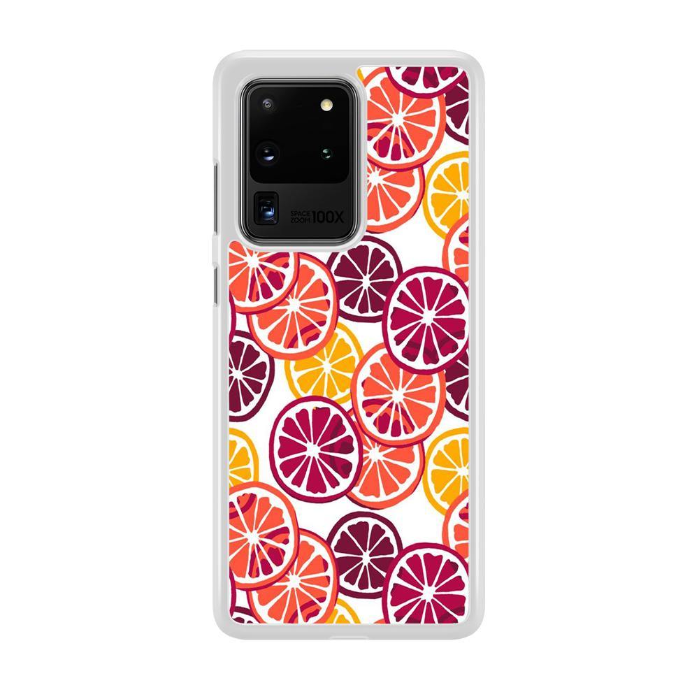 Fruit Fresh Orange Samsung Galaxy S20 Ultra Case - ezzyst