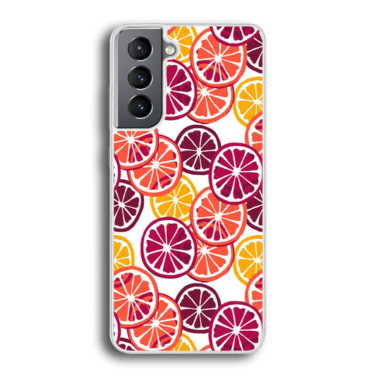 Fruit Fresh Orange Samsung Galaxy S21 Case