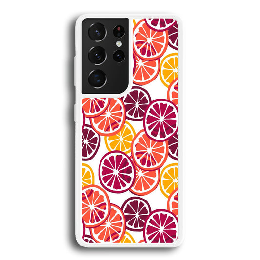 Fruit Fresh Orange Samsung Galaxy S21 Ultra Case