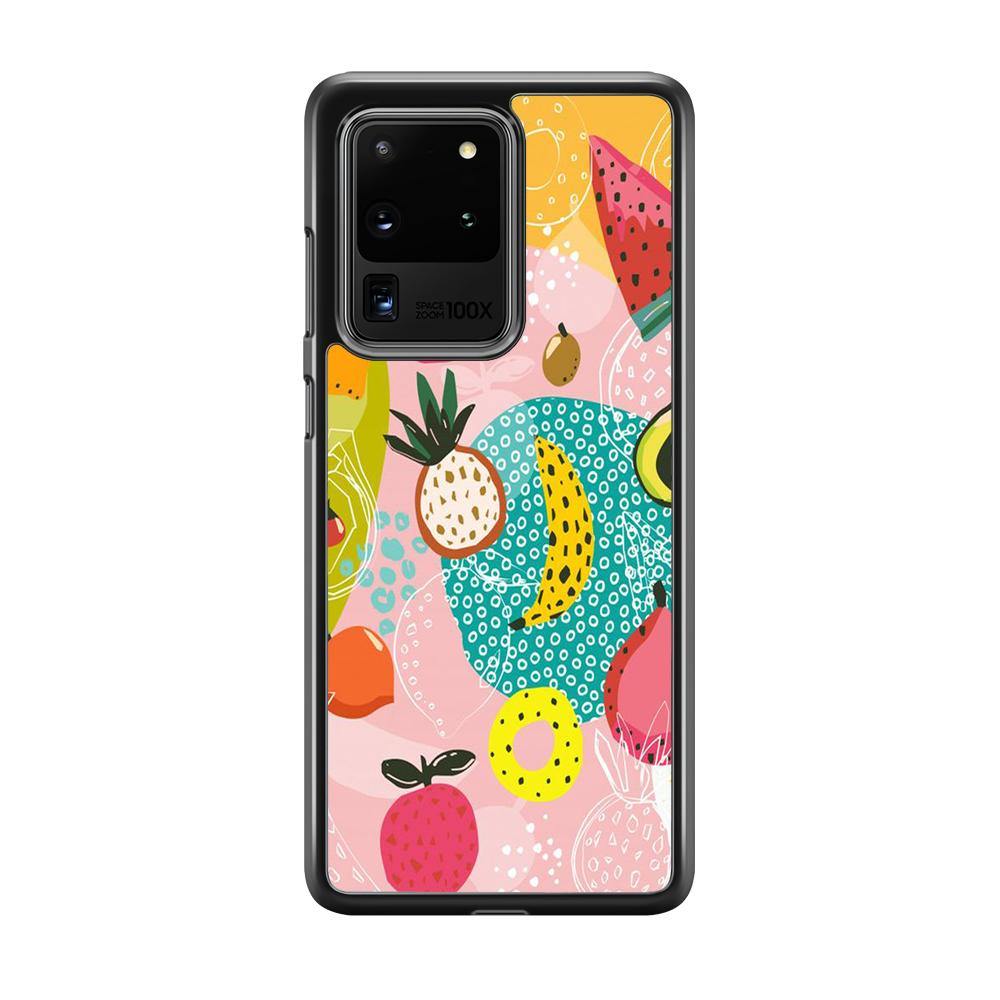 Fruit Mix Dessert Samsung Galaxy S20 Ultra Case - ezzyst