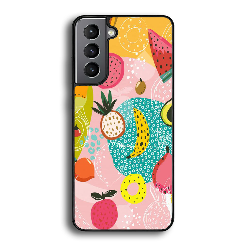 Fruit Mix Dessert Samsung Galaxy S21 Case