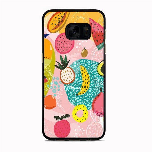 Fruit Mix Dessert Samsung Galaxy S7 Edge Case - ezzyst