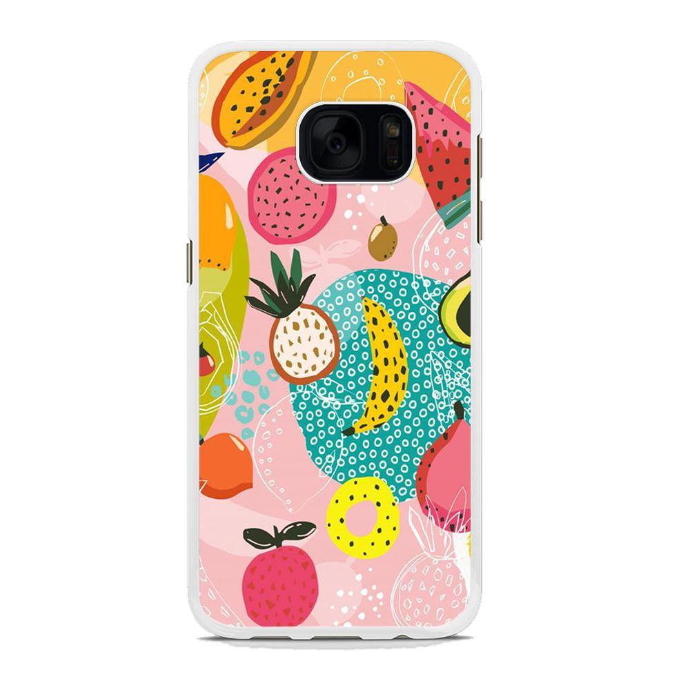 Fruit Mix Dessert Samsung Galaxy S7 Edge Case - ezzyst