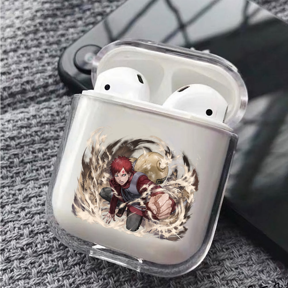 Gaara Ultimate Jutsu Protective Clear Case Cover For Apple Airpods