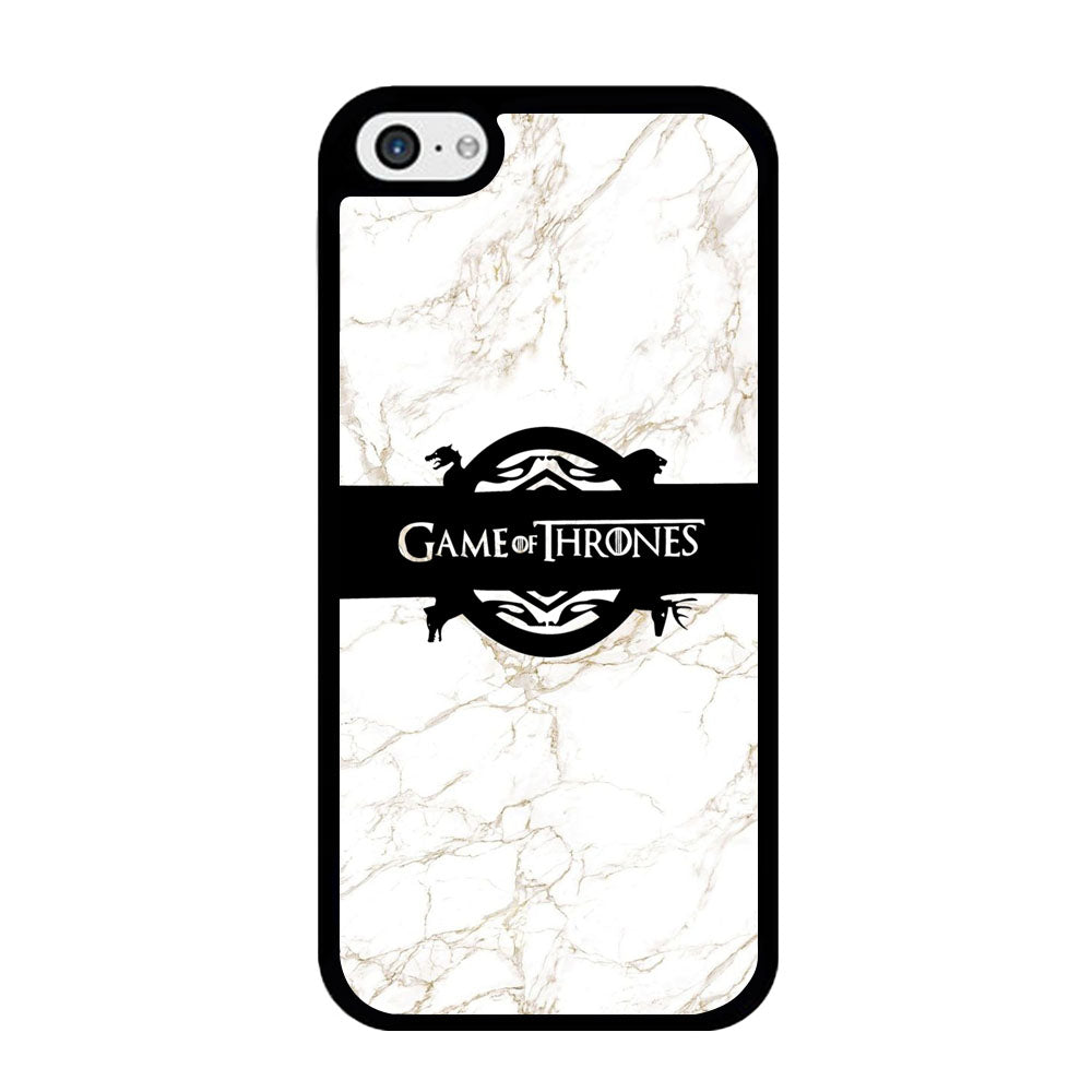 Game Of Thrones Logo White Marble iPhone 5 | 5s Case - Ezzystore