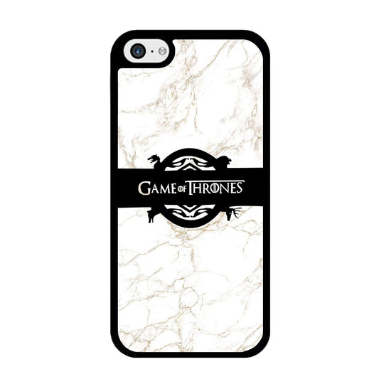 Game Of Thrones Logo White Marble iPhone 5 | 5s Case - Ezzystore