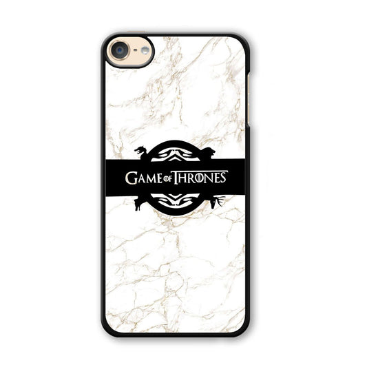 Game Of Thrones Logo White Marble iPod Touch 6 Case - Ezzystore