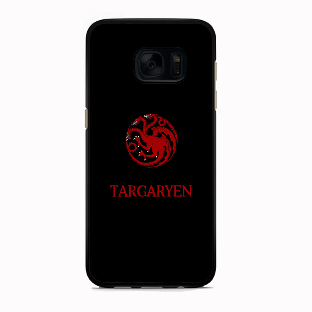 Game Of Thrones Targaryen Black Maroon Emblem Samsung Galaxy S7 Case