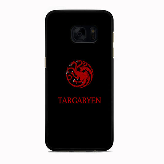 Game Of Thrones Targaryen Black Maroon Emblem Samsung Galaxy S7 Case