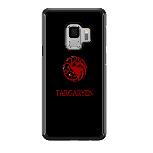 Game Of Thrones Targaryen Black Maroon Emblem Samsung Galaxy S9 Case