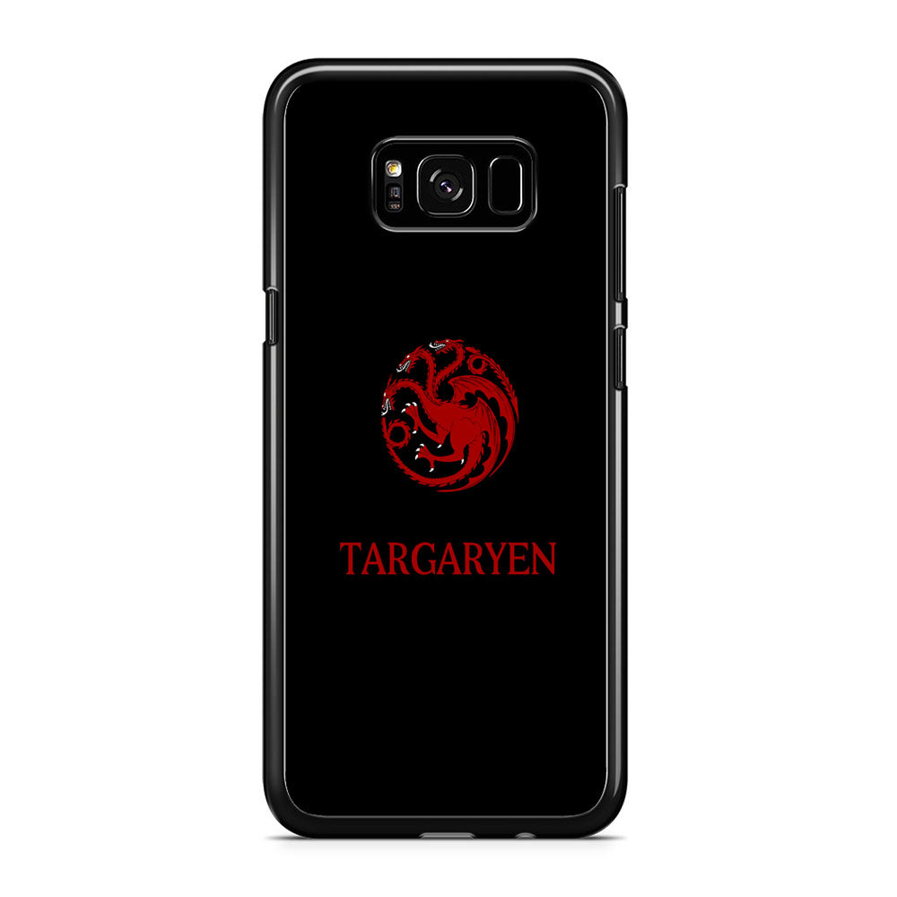 Game Of Thrones Targaryen Black Maroon Emblem Samsung Galaxy S8 Case