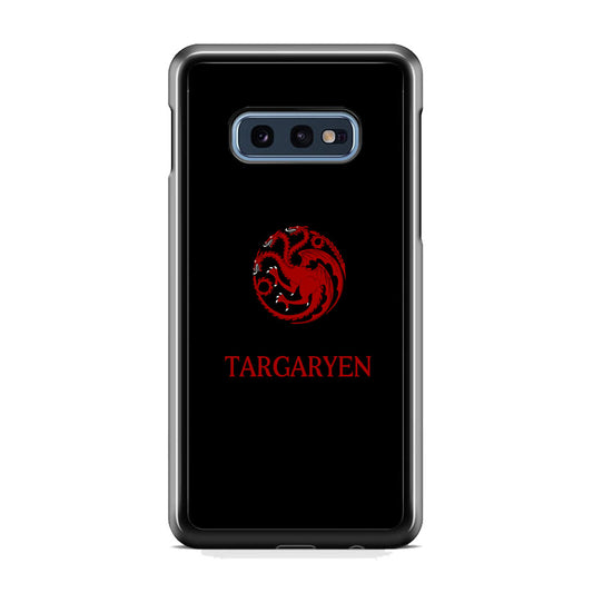Game Of Thrones Targaryen Black Maroon Emblem Samsung Galaxy 10e Case