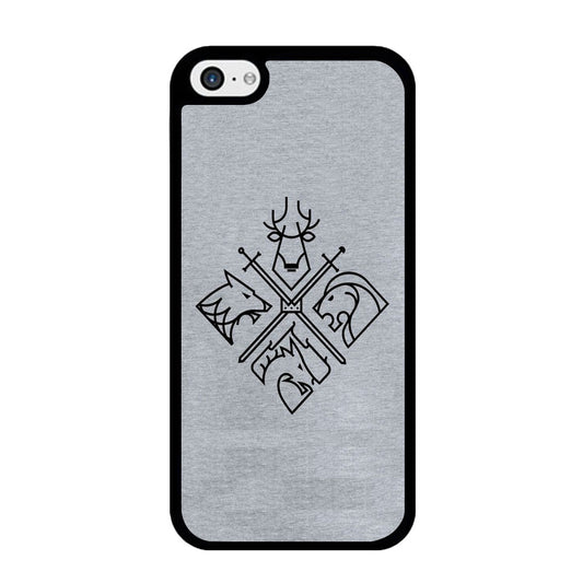 Game Of Thrones Valar Morghulis Grey Jeans Emblem iPhone 5 | 5s Case - Ezzystore