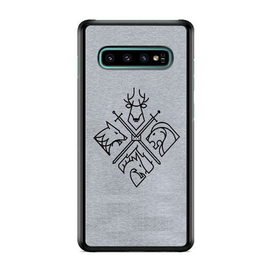 Game Of Thrones Valar Morghulis Grey Jeans Emblem Samsung Galaxy S10 Plus Case