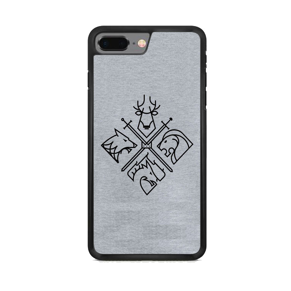 Game Of Thrones Valar Morghulis Grey Jeans Emblem iPhone 7 Plus Case