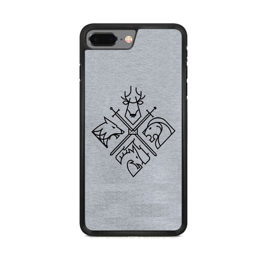 Game Of Thrones Valar Morghulis Grey Jeans Emblem iPhone 8 Plus Case