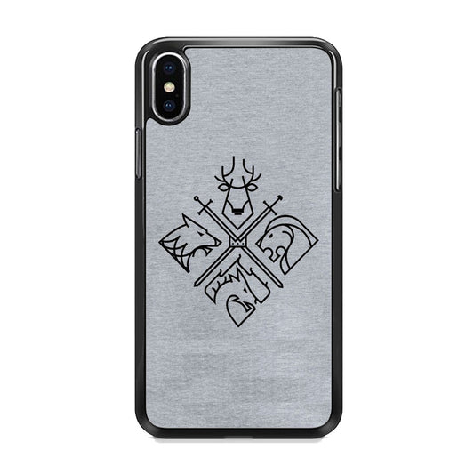 Game Of Thrones Valar Morghulis Grey Jeans Emblem iPhone Xs Case