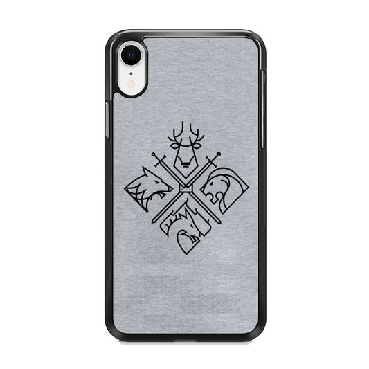 Game Of Thrones Valar Morghulis Grey Jeans Emblem iPhone XR Case