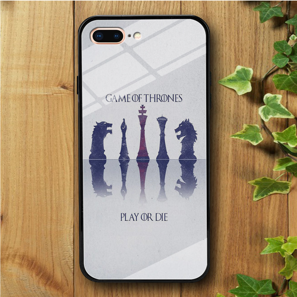 Game of Thrones Chess iPhone 8 Plus Tempered Glass Case