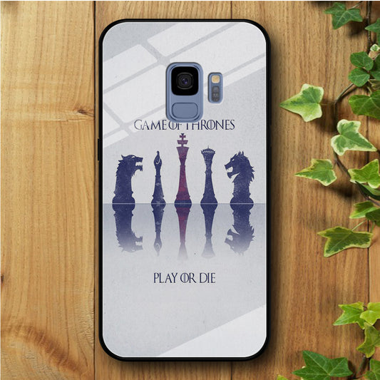 Game of Thrones Chess Samsung Galaxy S9 Tempered Glass Case
