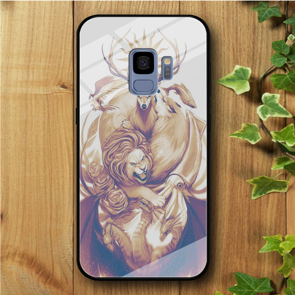 Game of Thrones Gold Samsung Galaxy S9 Tempered Glass Case
