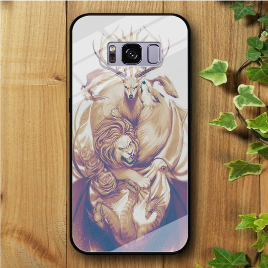 Game of Thrones Gold Samsung Galaxy S8 Tempered Glass Case
