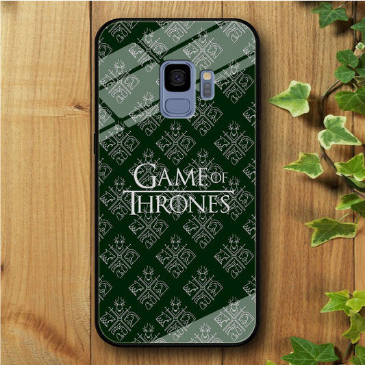 Game of Thrones Green Doodle Samsung Galaxy S9 Tempered Glass Case