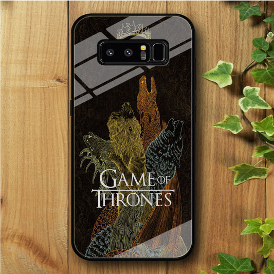 Game of Thrones Kings Samsung Galaxy Note 8 Tempered Glass Case