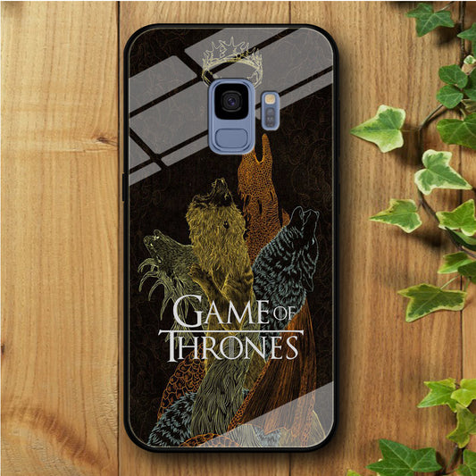 Game of Thrones Kings Samsung Galaxy S9 Tempered Glass Case
