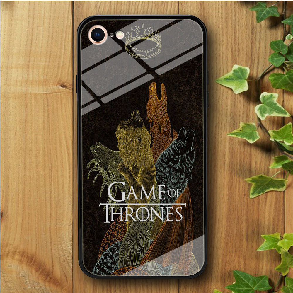 Game of Thrones Kings iPhone 8 Tempered Glass Case