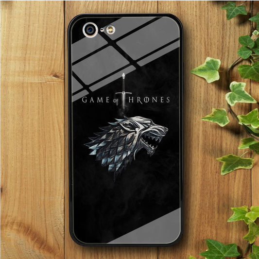 Game of Thrones Shadows Wolf iPhone 5 | 5s Tempered Glass Case