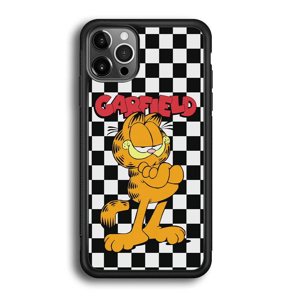 Garfield Cube Black Nad White iPhone 12 Pro Max Case