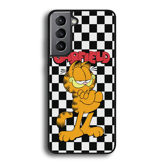 Garfield Cube Black Nad White Samsung Galaxy S21 Plus Case