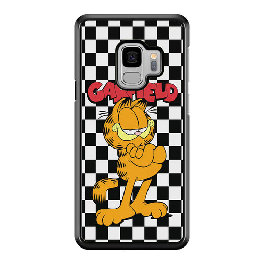 Garfield Cube Black Nad White Samsung Galaxy S9 Case