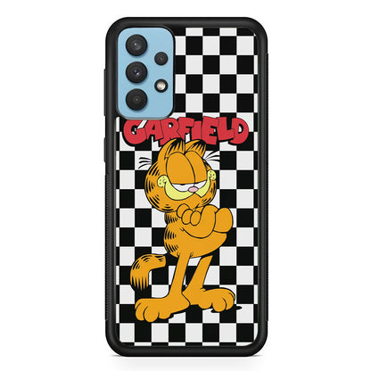 Garfield Cube Black Nad White Samsung Galaxy A32 Case