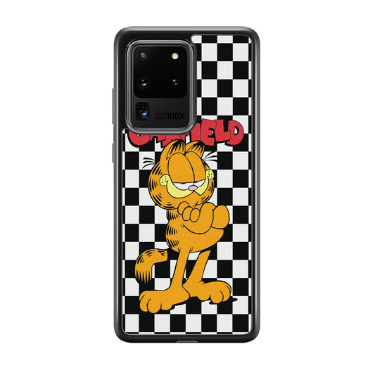 Garfield Cube Black Nad White Samsung Galaxy S20 Ultra Case