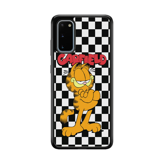 Garfield Cube Black Nad White Samsung Galaxy S20 Case