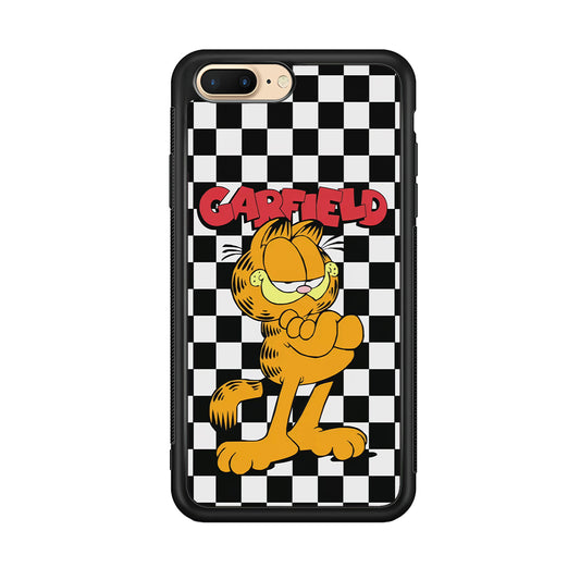 Garfield Cube Black Nad White iPhone 7 Plus Case