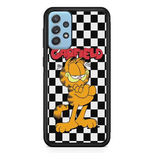 Garfield Cube Black Nad White Samsung Galaxy A52 Case
