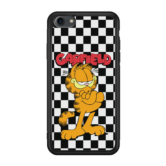 Garfield Cube Black Nad iPhone 8 Case