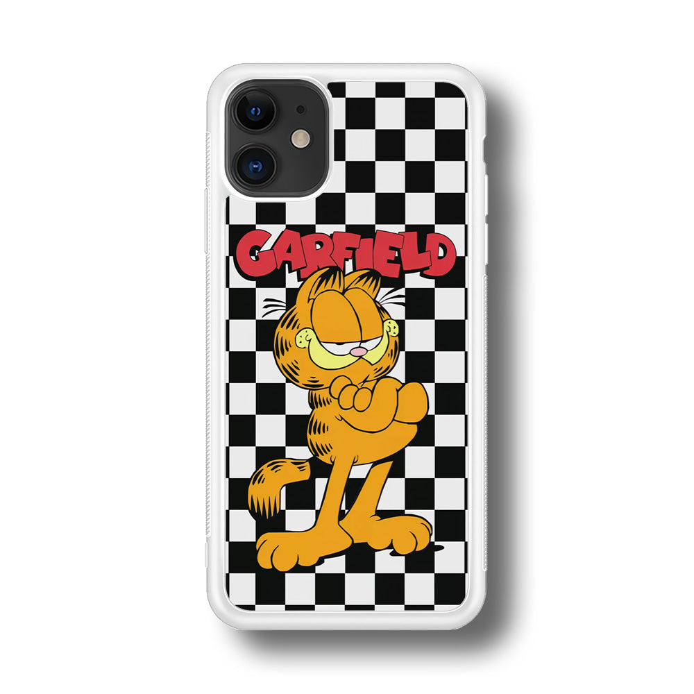Garfield Cube Black Nad White iPhone 11 Case