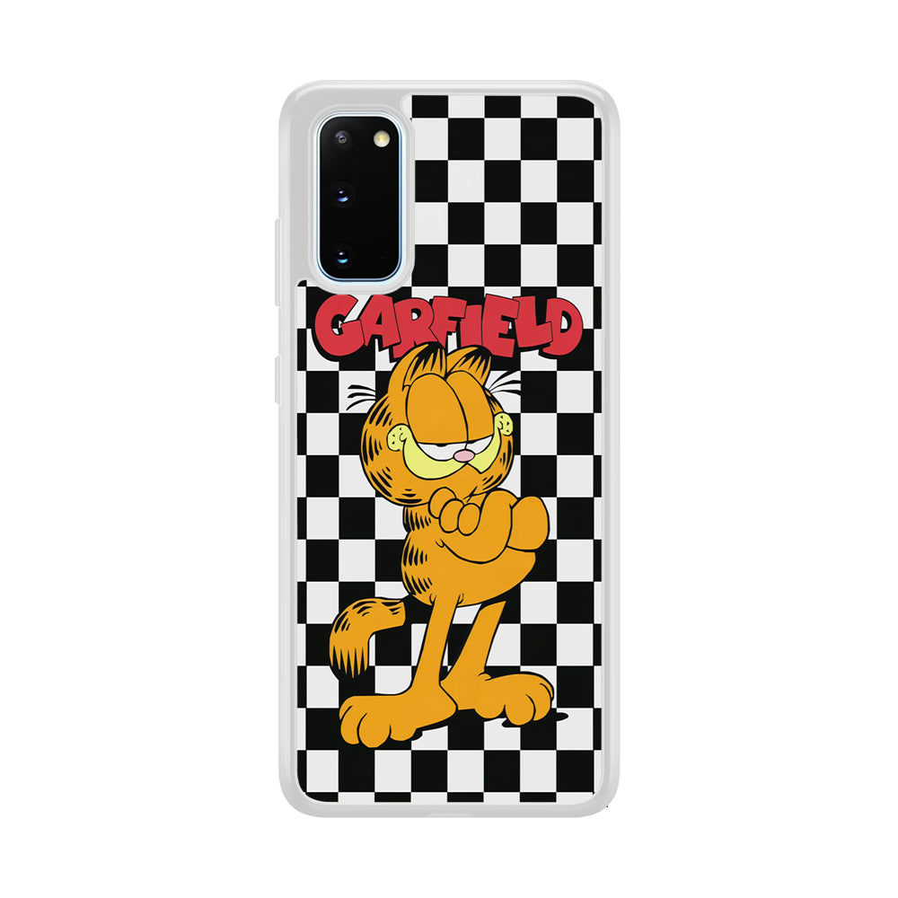 Garfield Cube Black Nad White Samsung Galaxy S20 Case